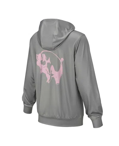 Section 119 Men's And Women's Gray Pink Floyd Pigs Pullover Hoodie