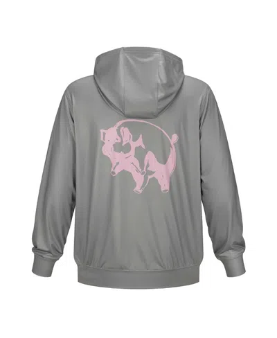 Section 119 Men's And Women's Gray Pink Floyd Pigs Pullover Hoodie