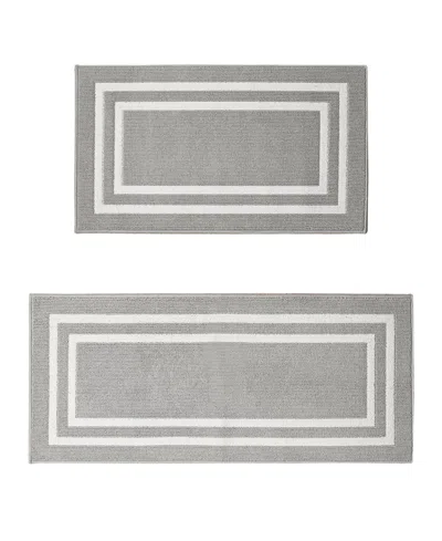 Nautica Double Line Border Tufted 2-pc. Runner Rug Set