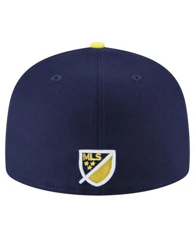 New Era Men's Navy Nashville Sc Element Tech Pack 59fifty Fitted Hat