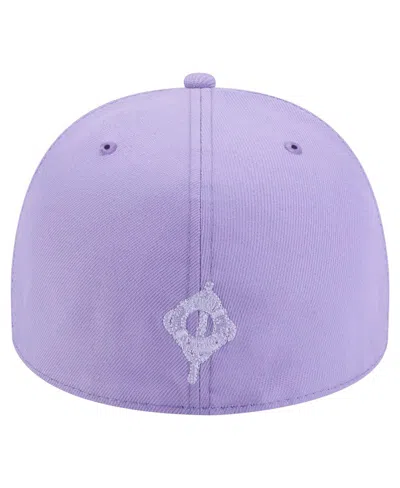 New Era Men's Purple Spongebob Squarepants A-frame 59fifty Fitted Hat