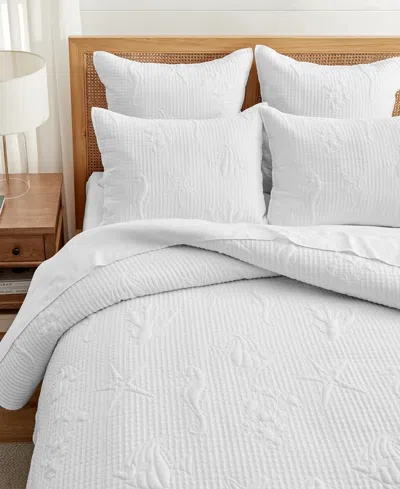 Levtex Cross Stitch Sea Textured 2-pc. Quilt Set, Twin/twin Xl