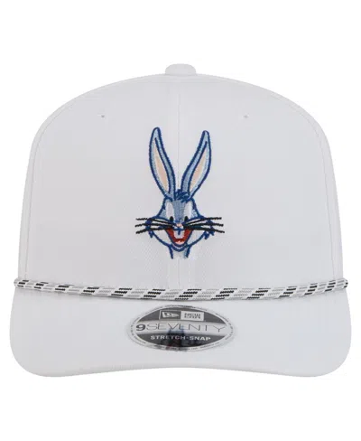 New Era Men's Bugs Bunny White Looney Tunes Rope 9seventy Stretch-snap Adjustable Hat