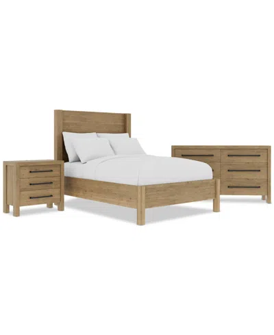Macy's Davie 3-pc. Full Set (panel Bed, Chest & 3-drawer Nightstand)