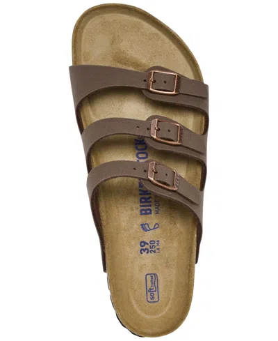Birkenstock Women's Florida Birko-flor Nubuck Soft Footbed Sandals From Finish Line