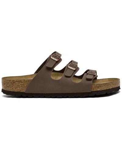 Birkenstock Women's Florida Birko-flor Nubuck Soft Footbed Sandals From Finish Line