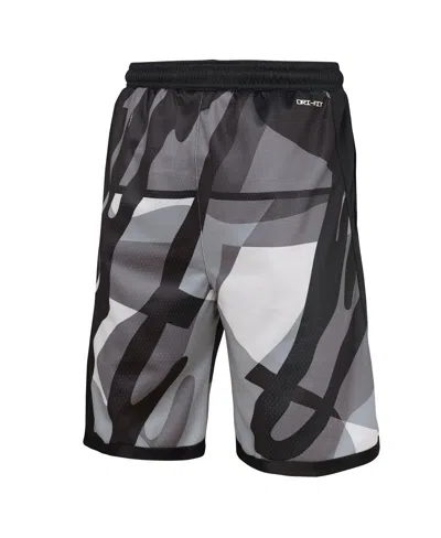 Nike Big Boys And Girlsâ Black Brooklyn Nets 2024/25 City Edition Swingman Performance Shorts