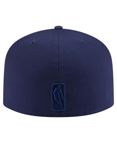 New Era Men's Navy Philadelphia 76ers Colorpack A-frame Pinch Front 59fifty Fitted Hat