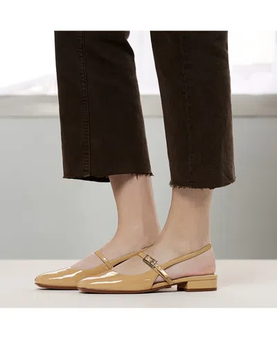 Franco Sarto Women's Destin Square Toe Mary Jane Slingback Flats