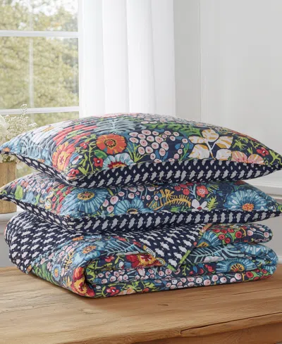 Levtex Garden Reversible 3-pc. Quilt Set, King/california King
