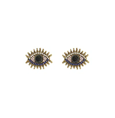 Sohi Evil Eye Stud Earrings