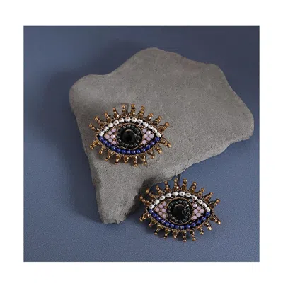 Sohi Evil Eye Stud Earrings