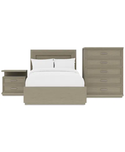 Macy's Cascade 3-pc. Bedroom Set (queen Storage Bed, Chest & Nightstand)