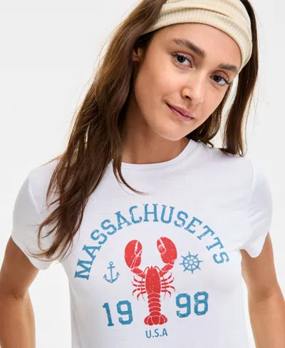 Rebellious One Juniors' Lobster Graphic T-shirt