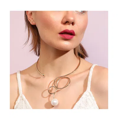 Sohi Gold-plated Wrap Necklace