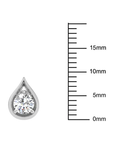 Macy's Diamond Teardrop Shape Stud Earrings (5/8 Ct. T.w.) In 14k Gold
