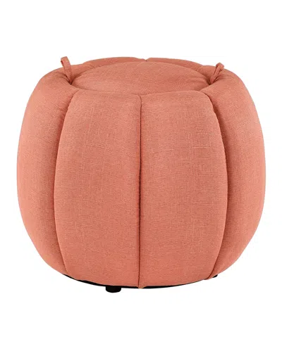 Convenience Concepts 20" Designs4comfort Daisy Storage Ottoman With Reversible Tray Lid