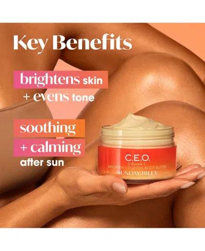 Sunday Riley C.e.o. Vitamin C Brighten + Tighten Body Butter, 6.7 Oz.