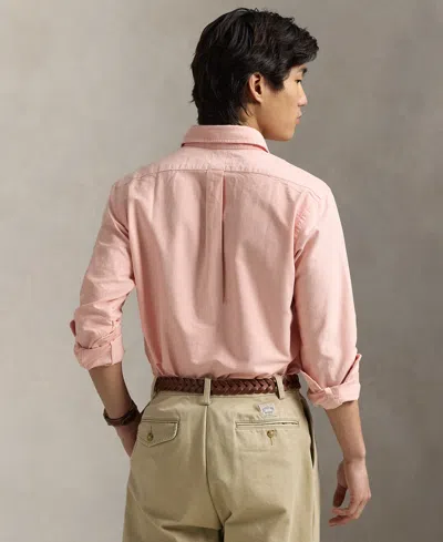 Polo Ralph Lauren Sport Shirt Long Sleeve In Pink