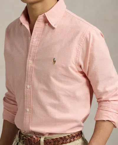 Polo Ralph Lauren Sport Shirt Long Sleeve In Pink