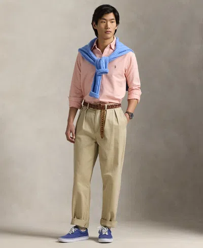 Polo Ralph Lauren Sport Shirt Long Sleeve In Pink
