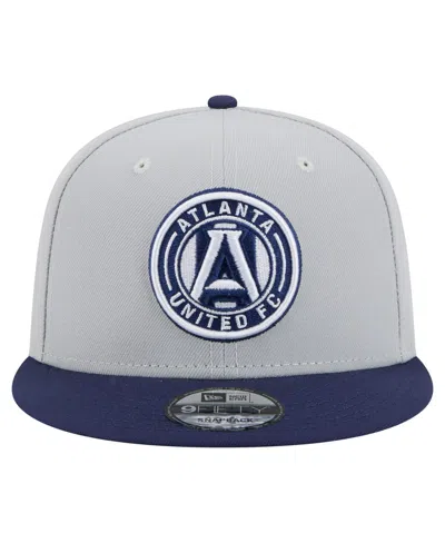 New Era Men's Gray Atlanta United Fc Color Pack Two-tone 9fifty Snapback Hat