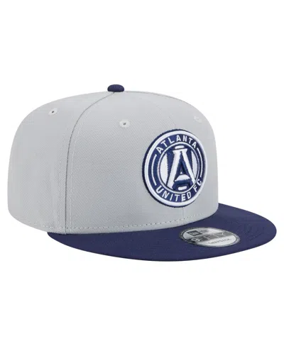New Era Men's Gray Atlanta United Fc Color Pack Two-tone 9fifty Snapback Hat