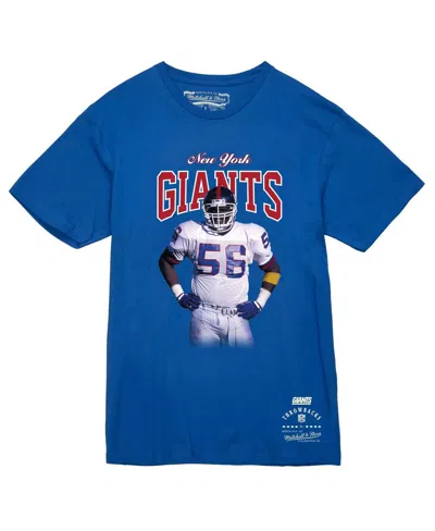 Mitchell & Ness Men's Lawrence Taylor Royal New York Giants Sideline Retired Player T-shirt