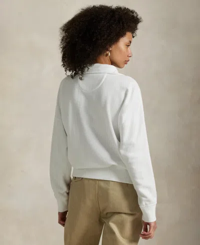 Polo Ralph Lauren Women's Lightweight Fleece Quarter-zip Sweatshirt