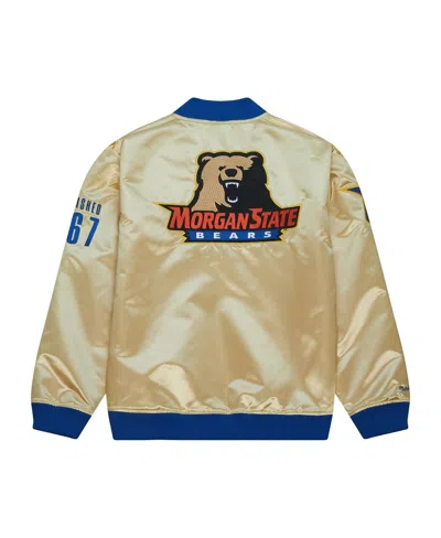 Mitchell & Ness Men's Gold Morgan State Bears Team Og 2.0 Lightweight Satin Full-zip Jacket