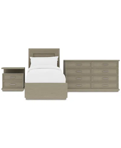 Macy's Cascade 3-pc. Bedroom Set (queen Storage Bed, Chest & Nightstand)