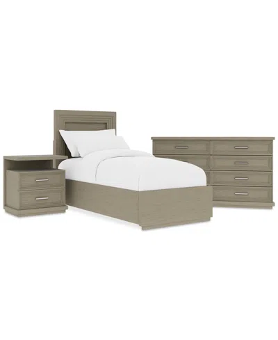Macy's Cascade 3-pc. Bedroom Set (queen Storage Bed, Chest & Nightstand)