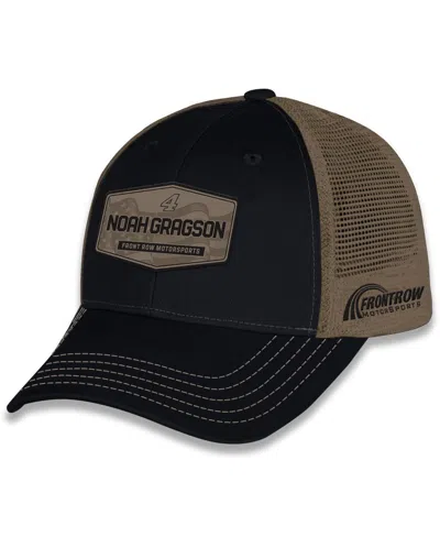 Checkered Flag Sports Men's And Women's Black Noah Gragson Flag Trucker Adjustable Hat