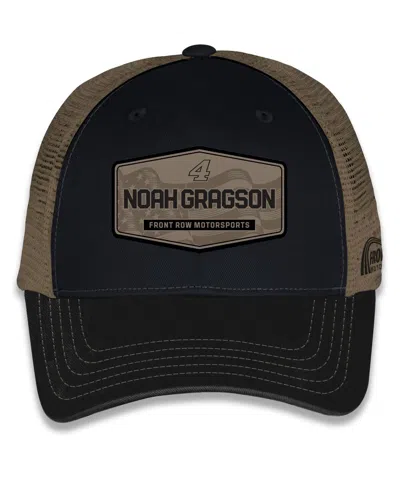 Checkered Flag Sports Men's And Women's Black Noah Gragson Flag Trucker Adjustable Hat