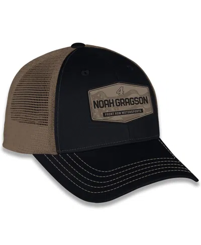 Checkered Flag Sports Men's And Women's Black Noah Gragson Flag Trucker Adjustable Hat