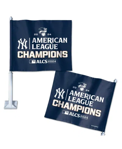 Wincraft New York Yankees 2024 American League Champions On-field/locker Room Celebration Two-sided Car Flag