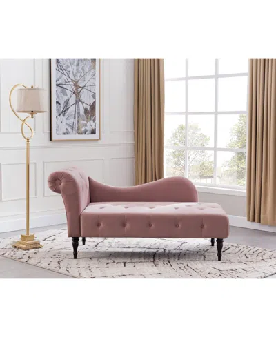 Gold Sparrow Napa Diamond Tufted Chaise Lounge