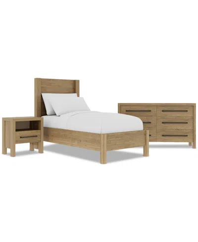 Macy's Davie 3-pc. Full Set (panel Bed, Chest & 3-drawer Nightstand)