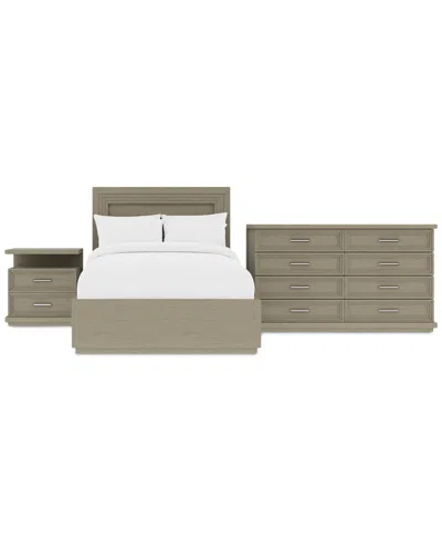 Macy's Cascade 3-pc. Bedroom Set (queen Storage Bed, Chest & Nightstand)