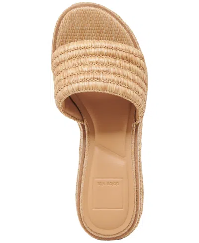 Dolce Vita Throne Platform Sandal In Brown