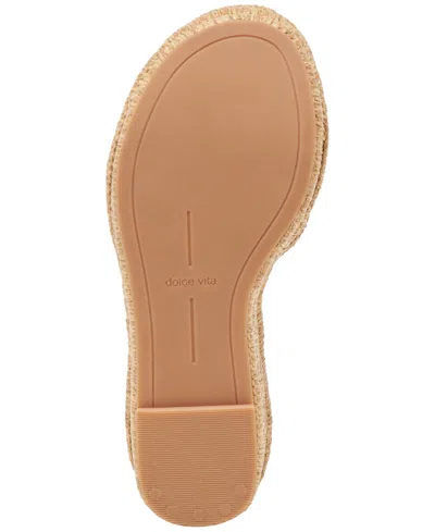 Dolce Vita Throne Platform Sandal In Brown