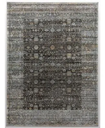 Km Home Closeout  Silvano Sil 01 Brown Area Rug