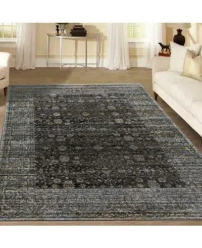 Km Home Closeout  Silvano Sil 01 Brown Area Rug