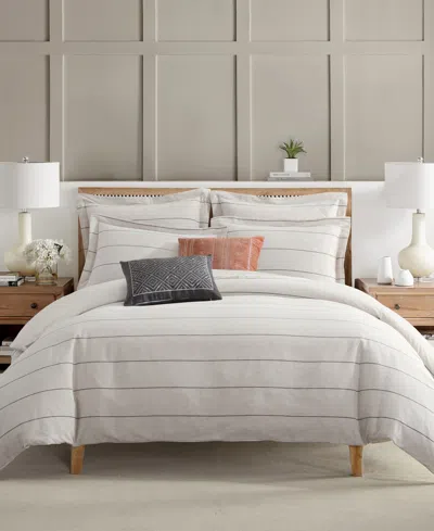 Levtex Leo Stripe Textured 3 Pc. Comforter Sets