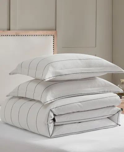 Levtex Leo Stripe Textured 3 Pc. Comforter Sets