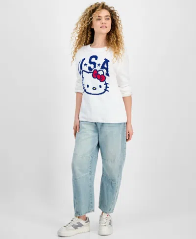 Grayson Threads, The Label Juniors' Hello Kitty Usa Graphic Sweater