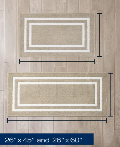 Nautica Double Line Border Tufted 2-pc. Runner Rug Set