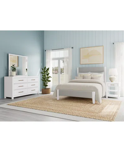 Macy's Catriona 3pc Bedroom Set (full Upholstered Bed, Chest & 2-drawer Nightstand), Created For