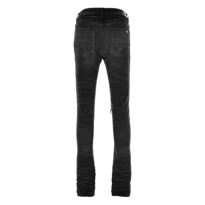 Amiri Stretch Denim Jeans Distressed Detailing In Black
