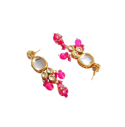 Sohi Gold-plated Stone Jewellery Set